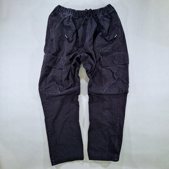 Nike Air Men's Medium Black Elastic Drawstring Utility Cargo Pants Trousers